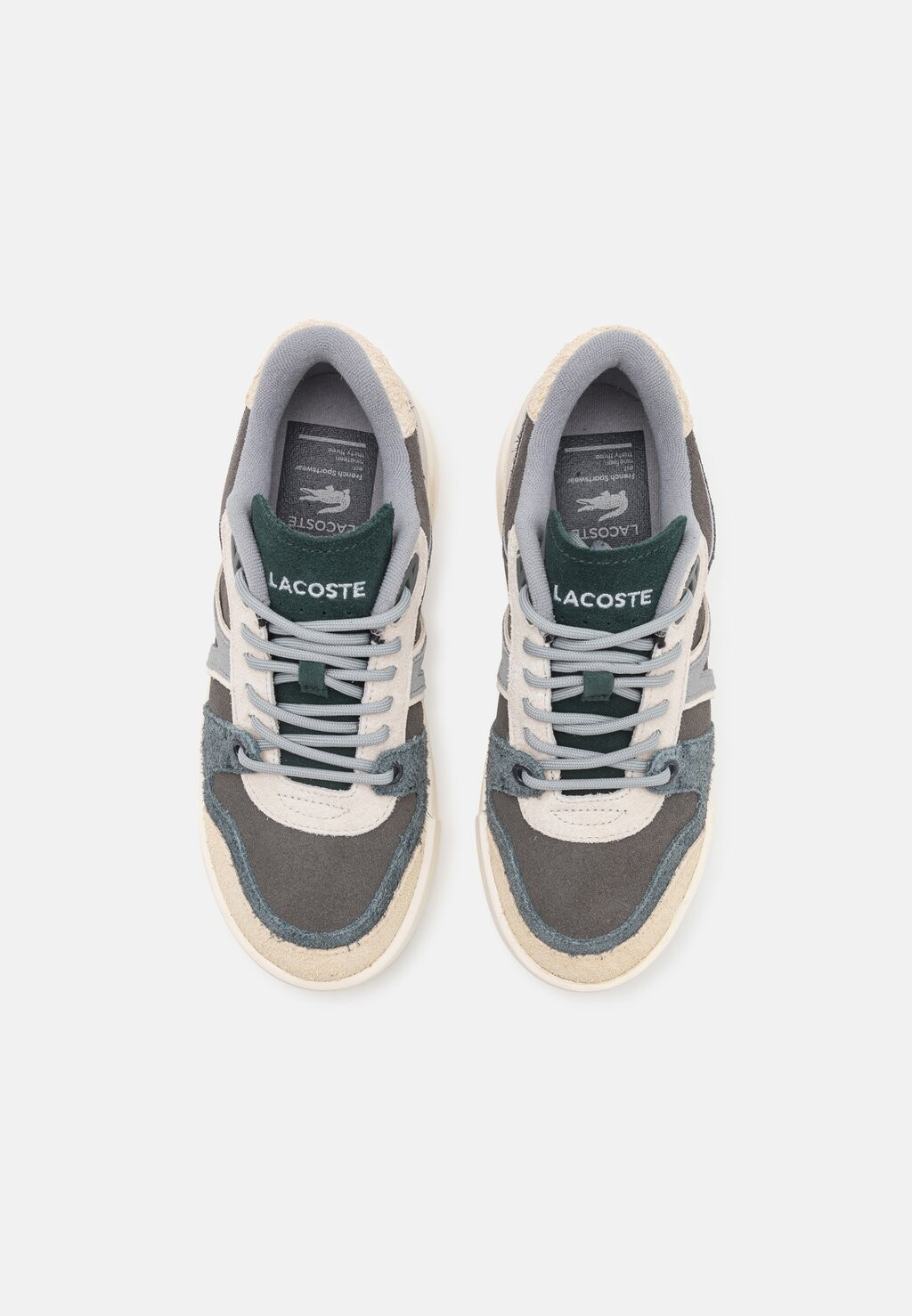 

Кроссовки на шнуровке L002 EVO 224 Lacoste, серый