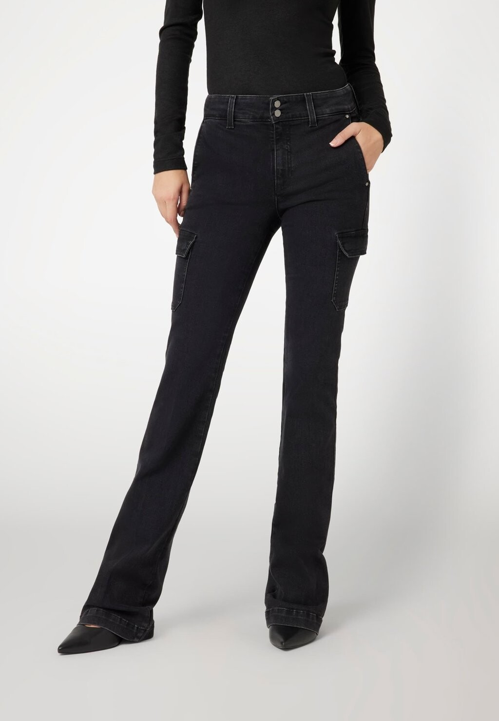 

Джинсы Bootcut Guess, синий деним