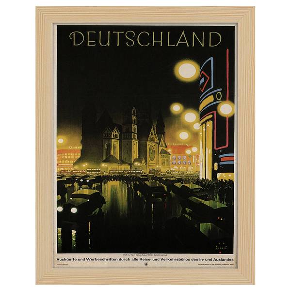 

Рамка для фотографий LegendArte Poster Deutschland цвет eiche