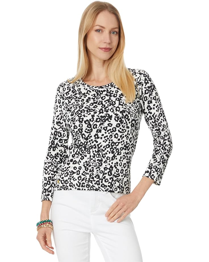 

Топ Lilly Pulitzer Alans Knit Top, цвет Coconut Lets Pawty
