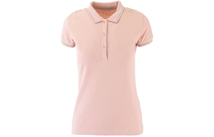 

Детская футболка Moncler, розовая