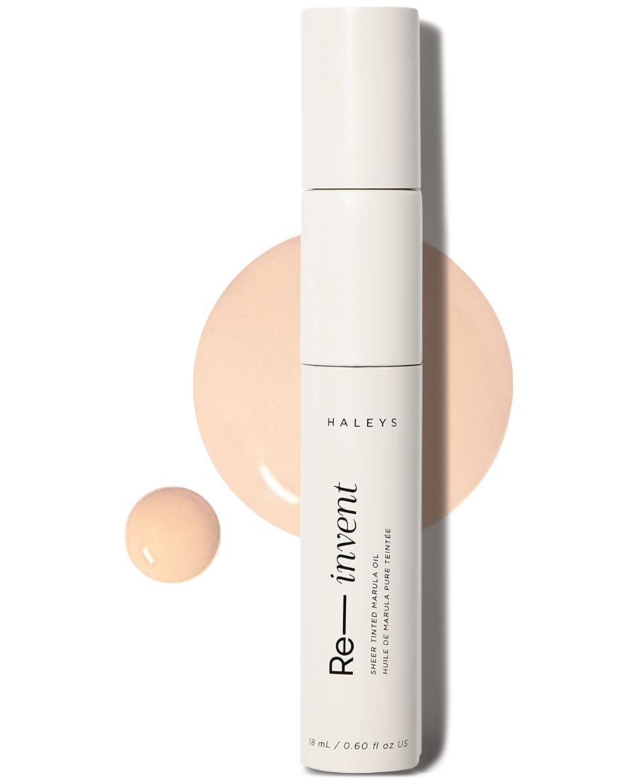 

Обновите свой макияж с помощью полупрозрачного тонирующего масла марулы, 0,6 унции HALEYS Beauty, цвет fair/light - cool