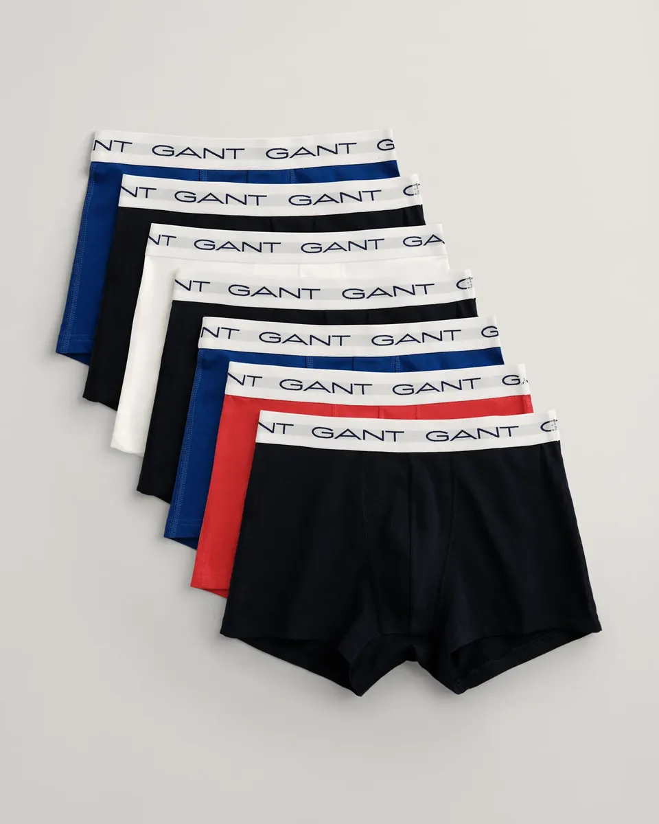 

Трусы-боксеры Gant "TRUNK 7-PACK" (упаковка, 7 шт., 7), с эластичным поясом с логотипом, красный