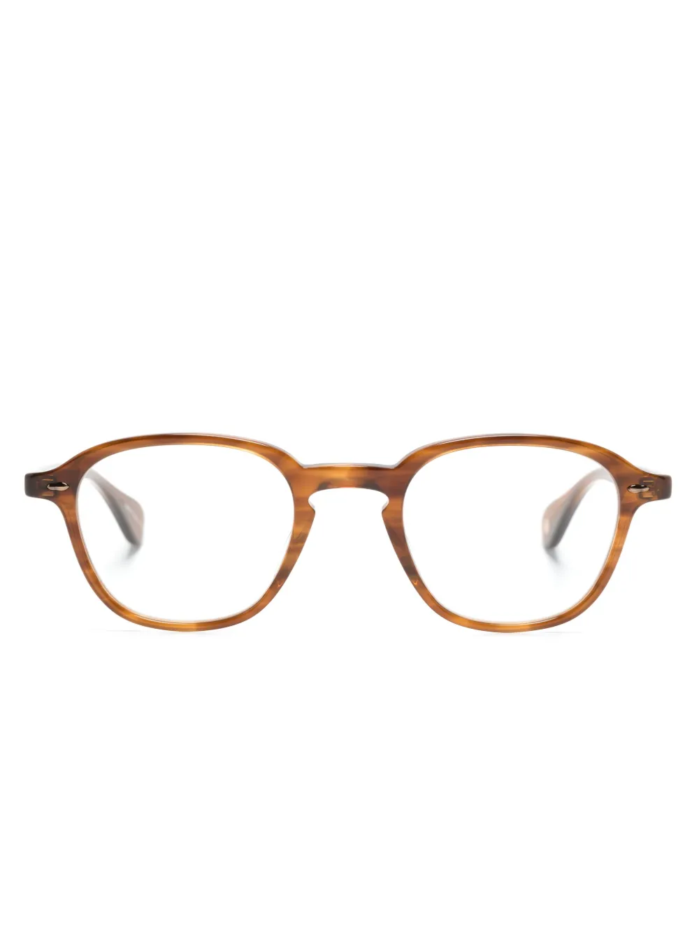 

Очки Gilbert в квадратной оправе Garrett Leight, коричневый