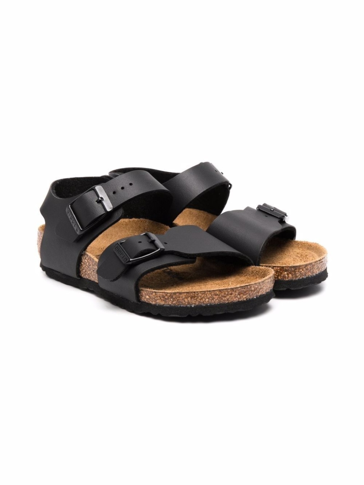 

Birkenstock Kids сандалии с ремешками, черный