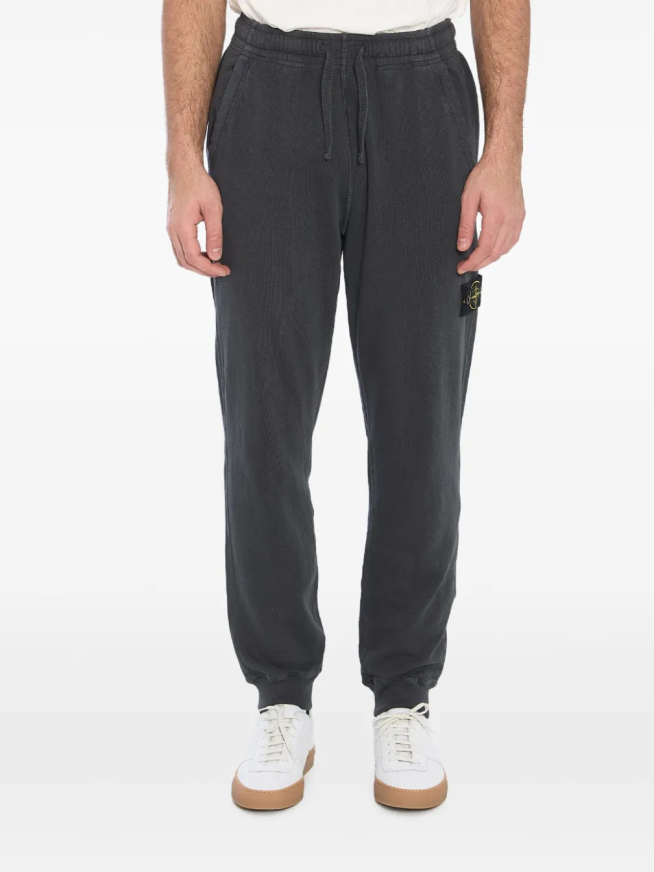 

Stone Island спортивные брюки с логотипом Compass, серый