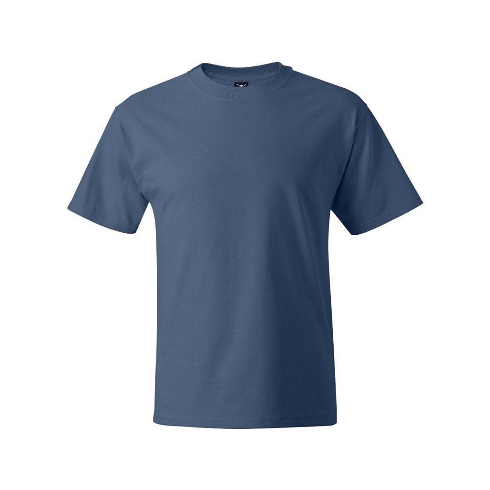

Однотонная футболка с короткими рукавами Beefy-T Floso, цвет Denim Blue