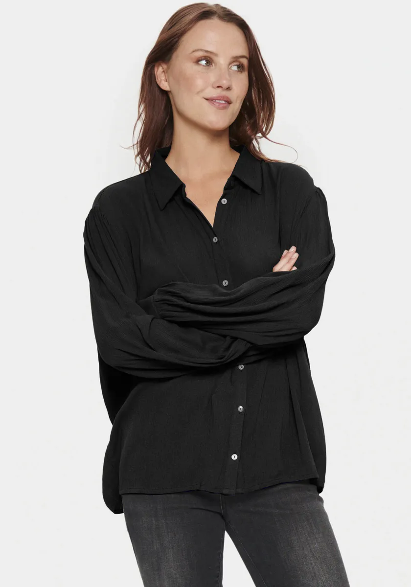 

Блузка-рубашка Saint Tropez "AlbaSZ Shirt", черный