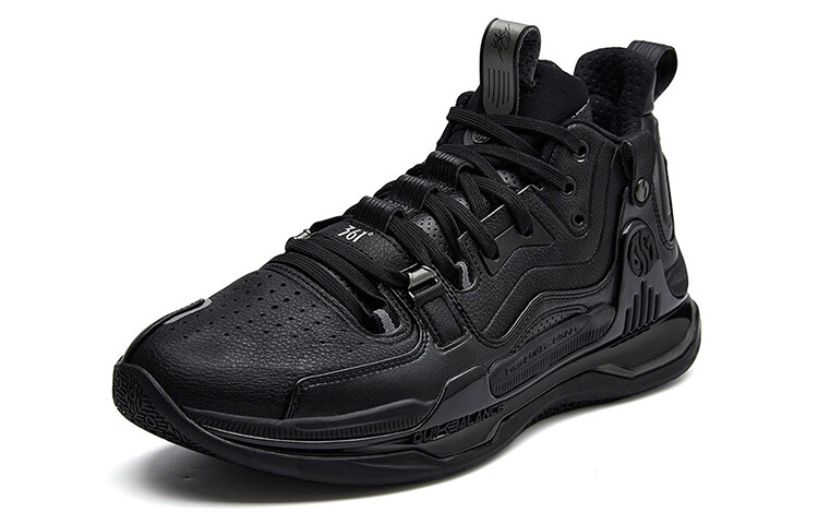

Баскетбольные кроссовки AG 1 Basketball Shoes Men Mid-Top Obsidian Black/metallic Gray 361°