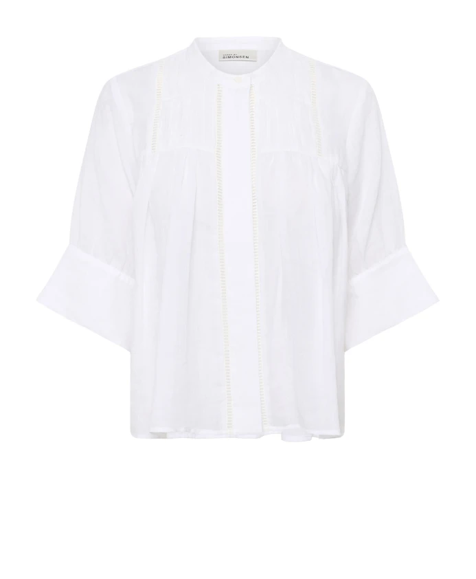 

Белая блузка с широкими рукавами Karen By Simonsen, белый