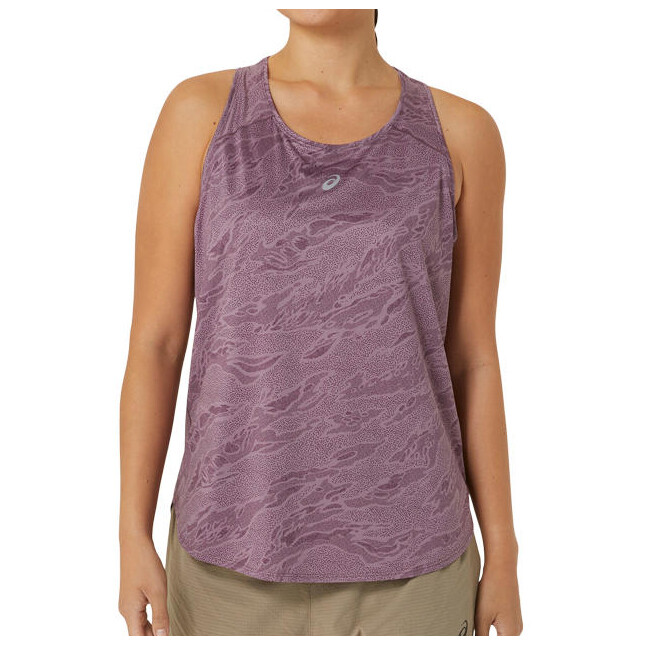 

Топ Asics Road All Over Print Tank, цвет Dusty Mauve