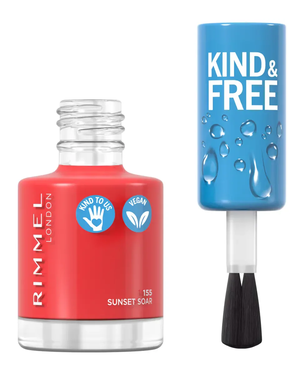 Лак для ногтей Kind & Free Rimmel, 155 Sunset Soar — фото 4