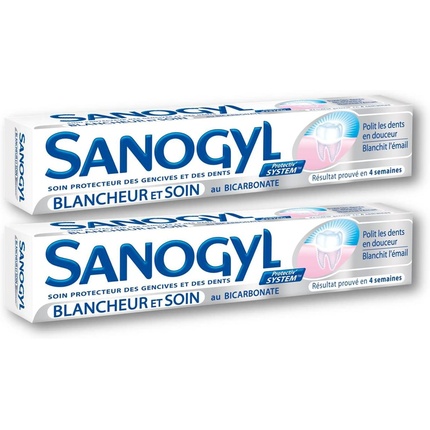 

Отбеливающая зубная паста - Упаковка из 2 шт Sanogyl