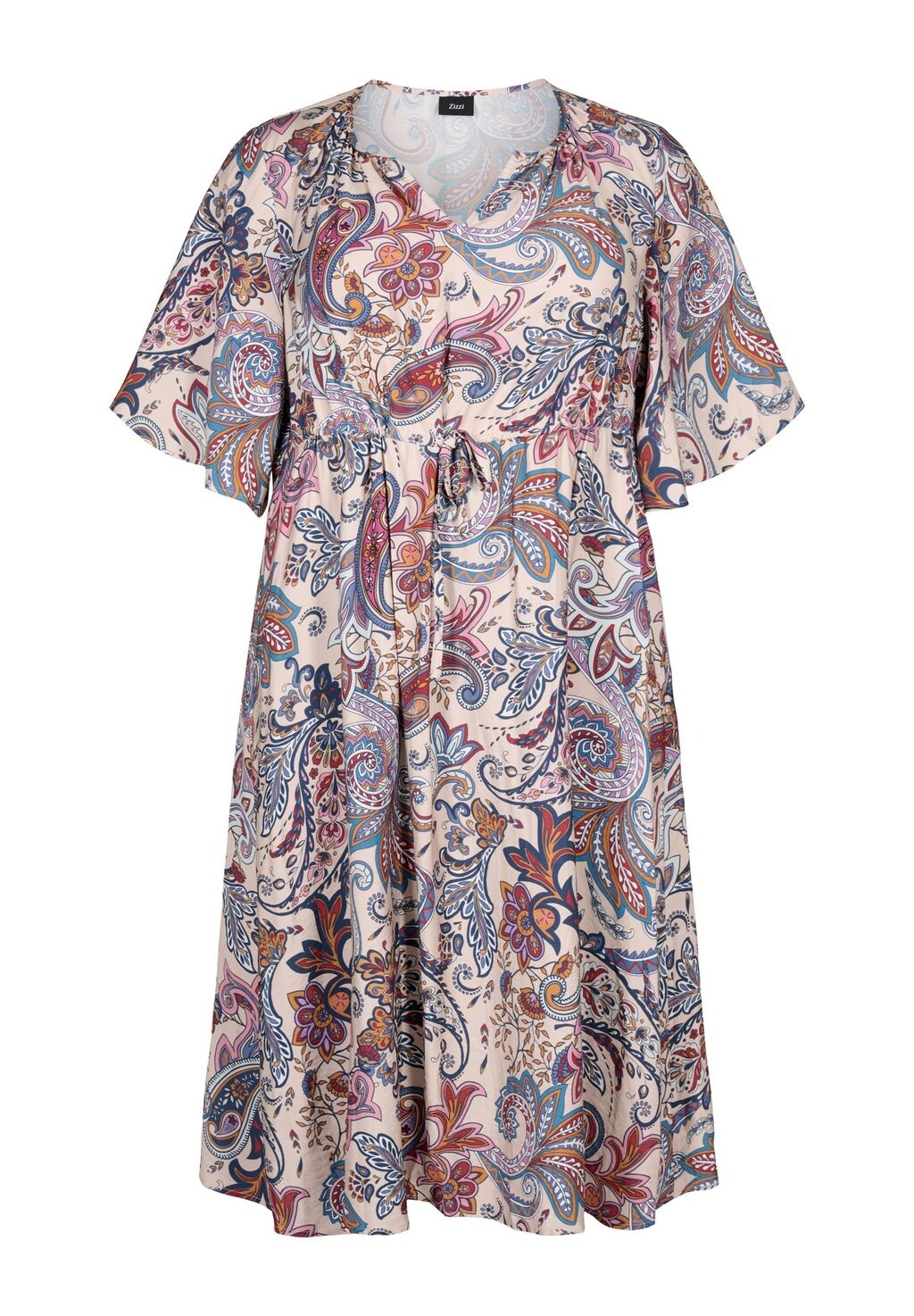

Повседневное платье Zizzi, цвет Sand Do Paisley Aop