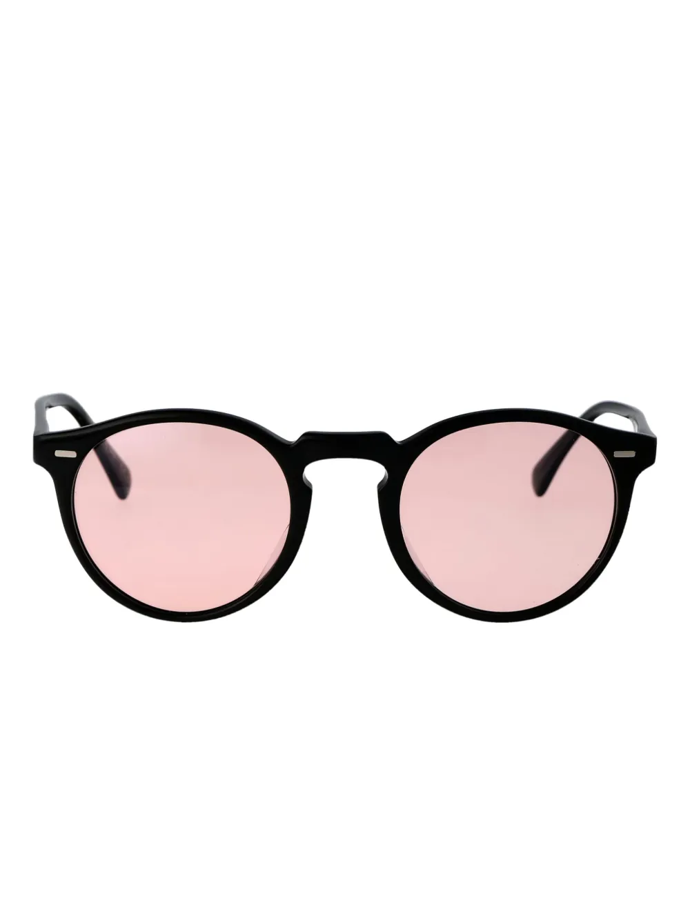 

Солнцезащитные очки в круглой оправе Gregory Peck Sun Oliver Peoples, черный