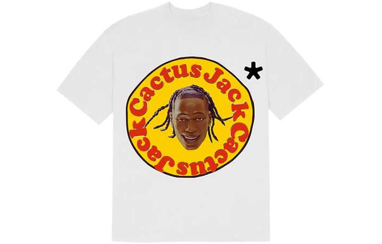 

Футболка Travis Scott Cactus Jack x CPFM 4 CJ 60 Seconds, белая, Белый