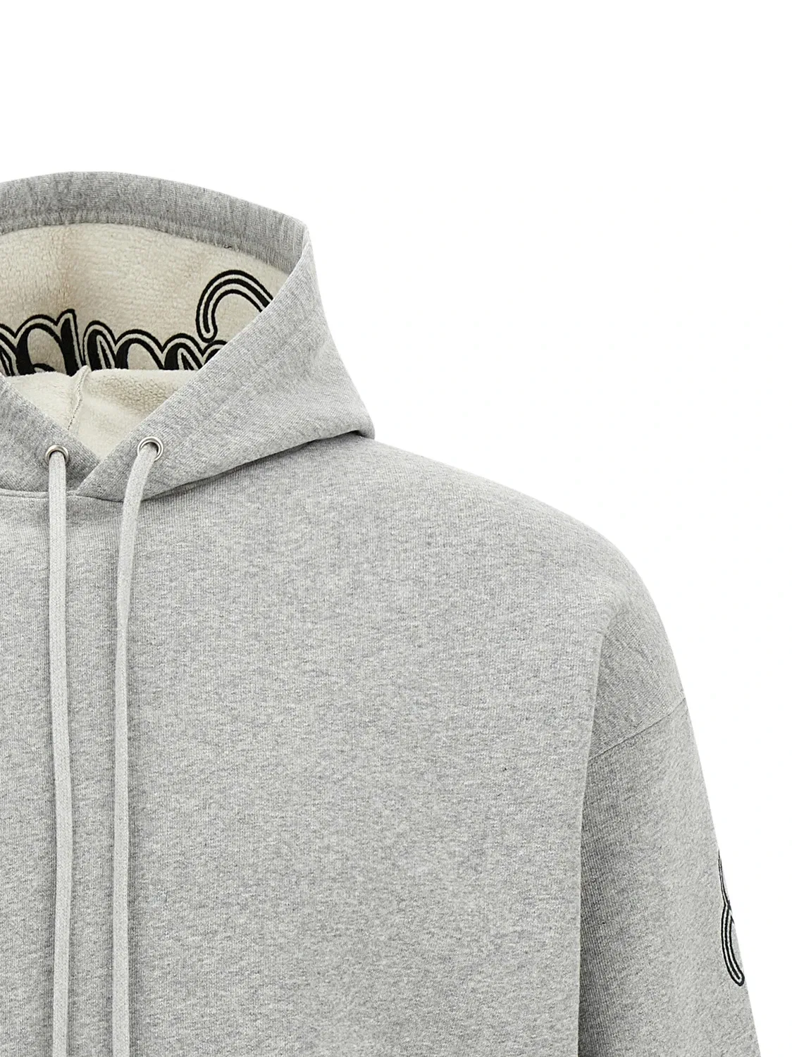 Худи «Cursive» BALENCIAGA, серый — фото 4