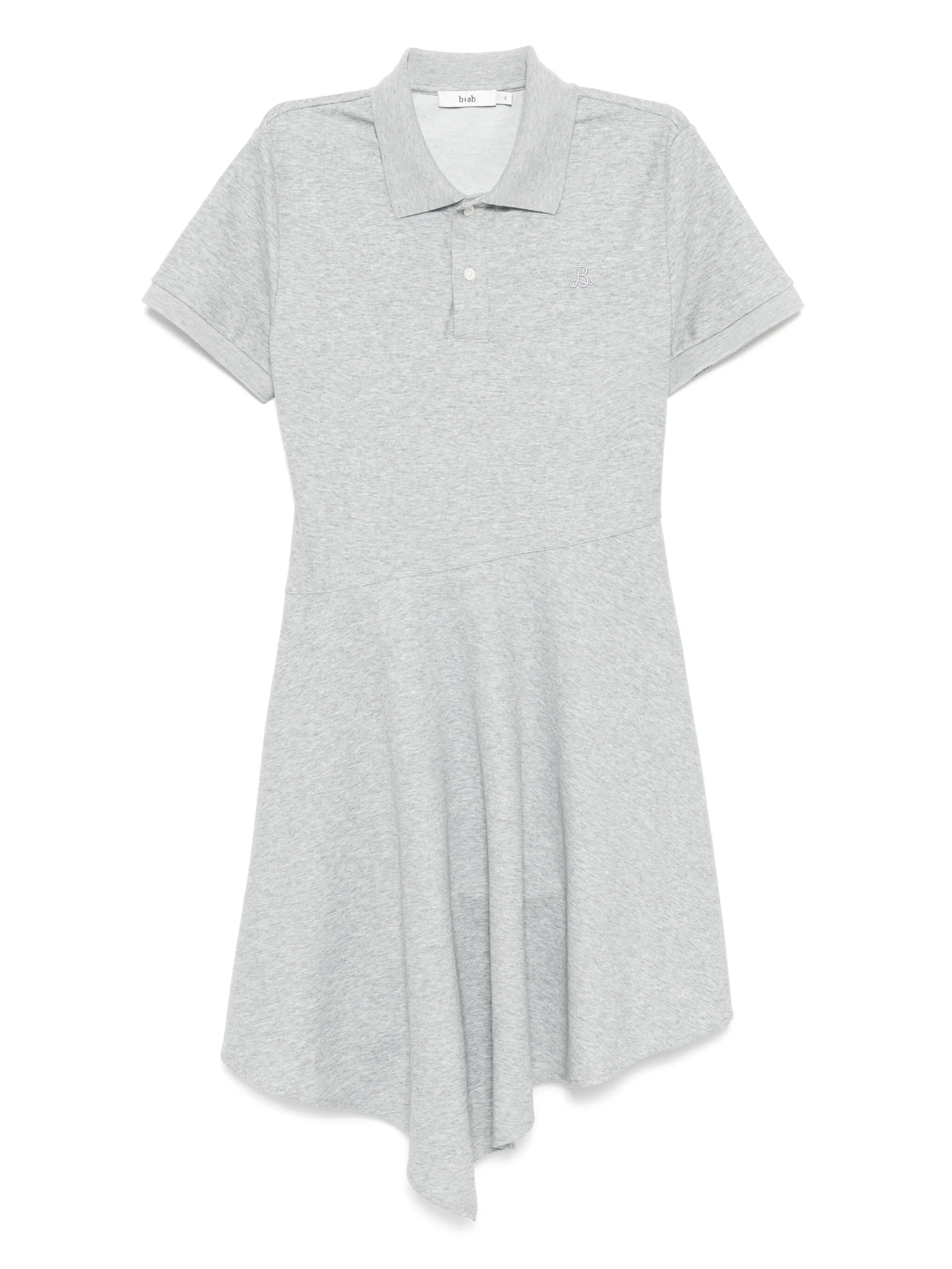 

Платье мини с воротником поло B+Ab, серый