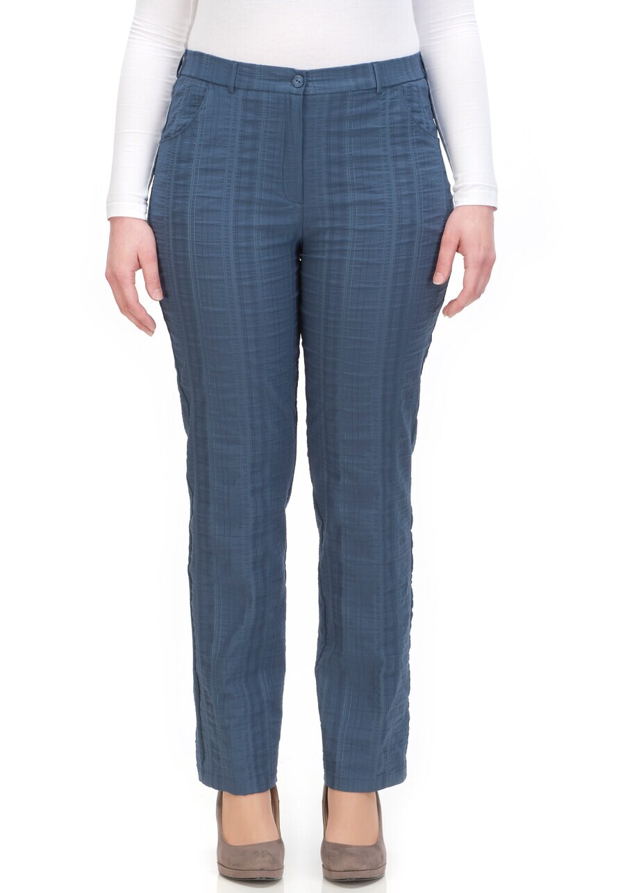 

Тканевые брюки KjBRAND Regular Pants Bea, цвет marine blue/opal/dusty blue