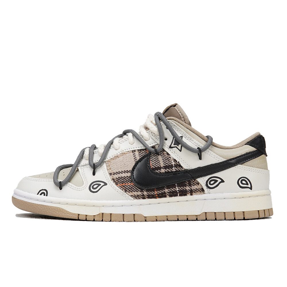 

Кроссовки Nike Dunk Skateboard Shoes Men Low-Top Brown White Black