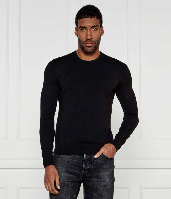 

Свитер Сан Коди Slim fit Hugo, черный