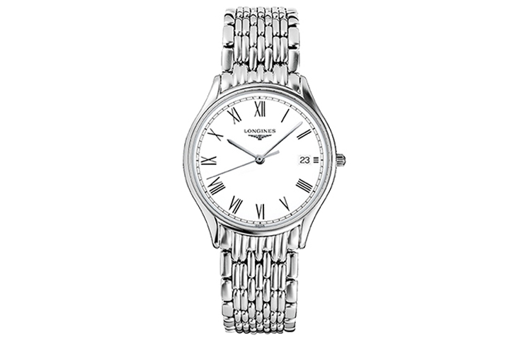 

LONGINES Часы Lvya Collection Quartz Movement Men's Watch Watch 35mm White Dial Stainless Steel Watchband