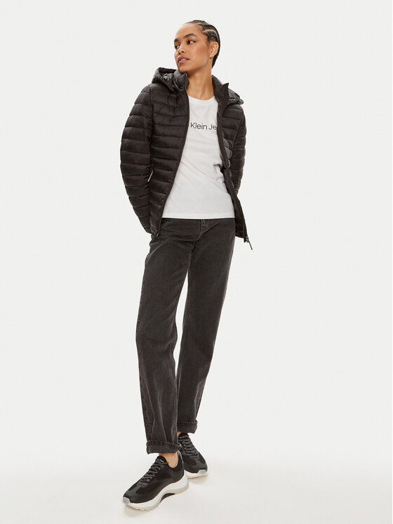 Демисезонная куртка slim fit K20K207108 Calvin Klein, черный — фото 2