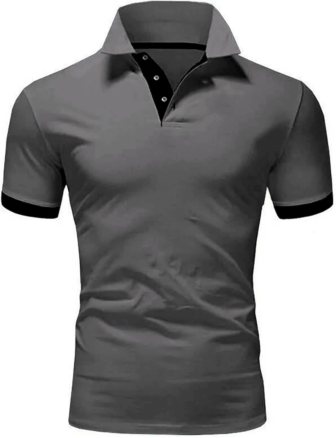 

Мужская футболка с коротким рукавом Plus Size Casual Lightweight Basic Tee S-5XL