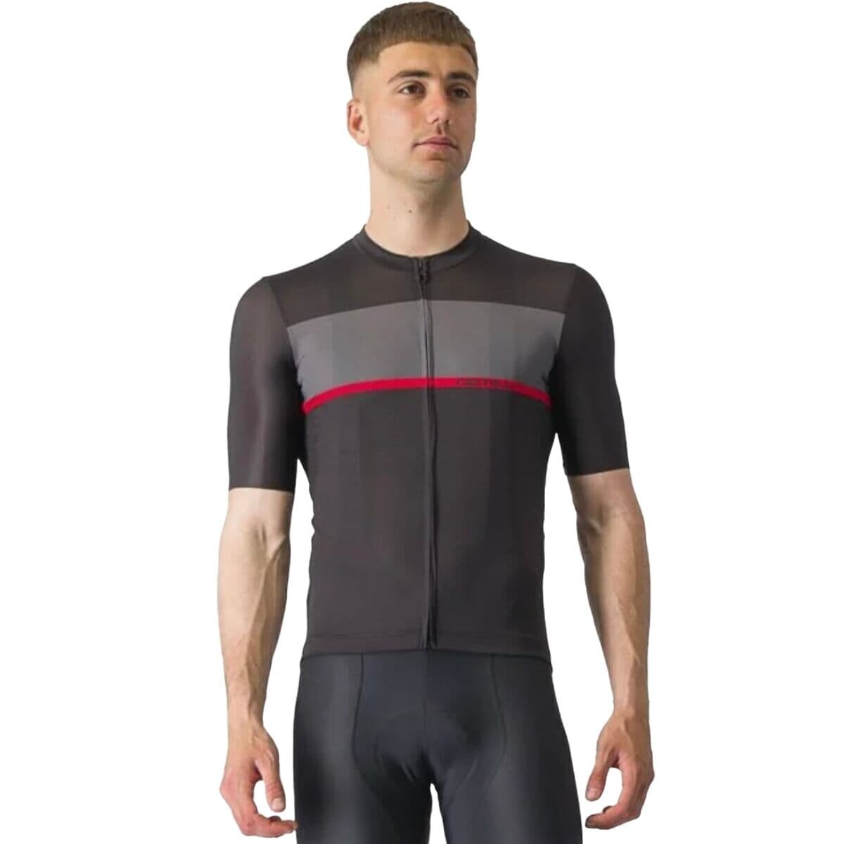 

Традиционе джерси Castelli, цвет light black/dark gray-red