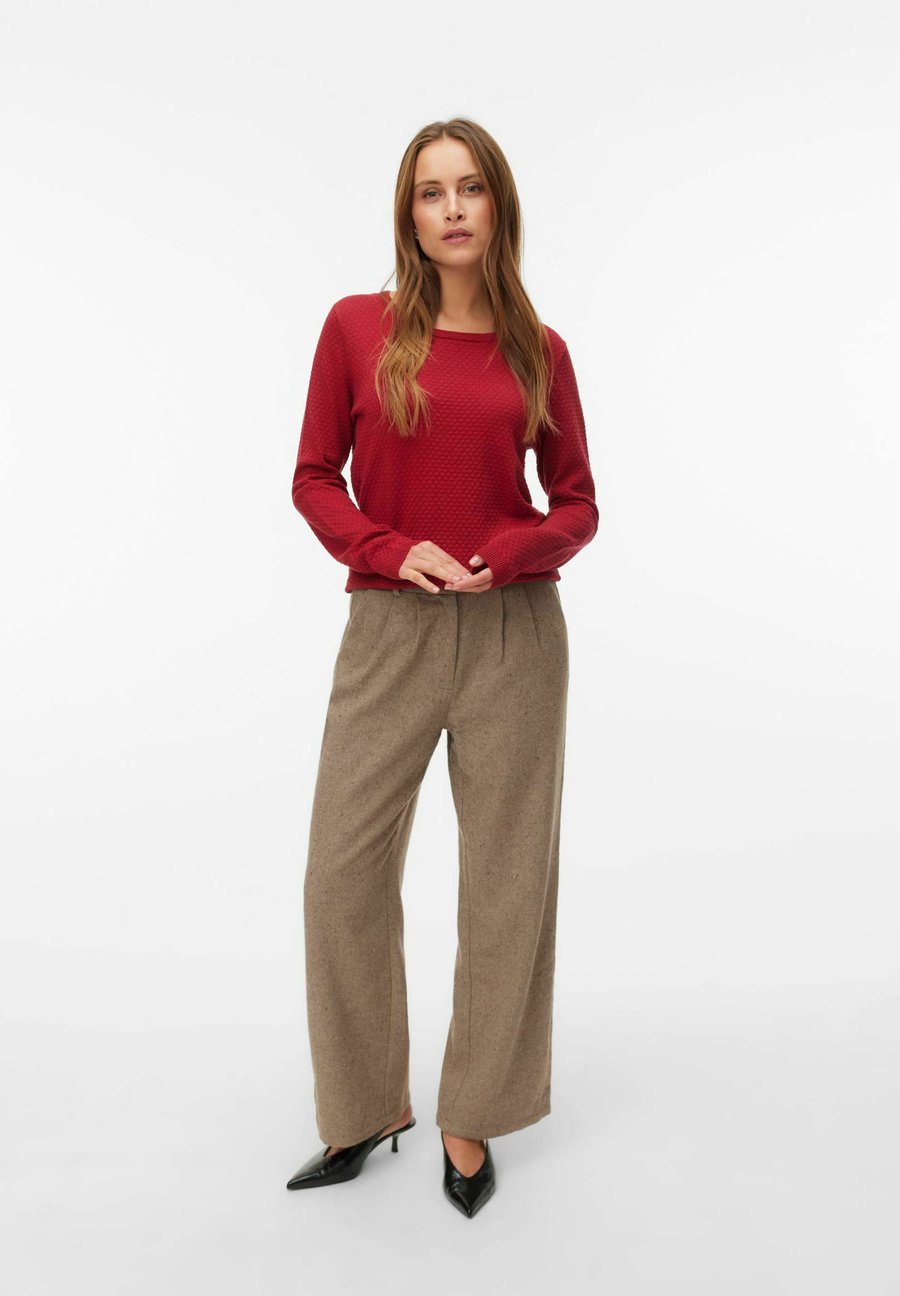 

Джемпер Vero Moda VMCARE STRUCTURE O-NECK, Karanda Red/Red