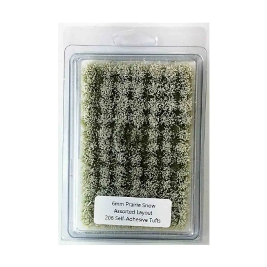 

Prairie Snow — различная планировка, Standard Self-Adhesive Tufts (6mm)