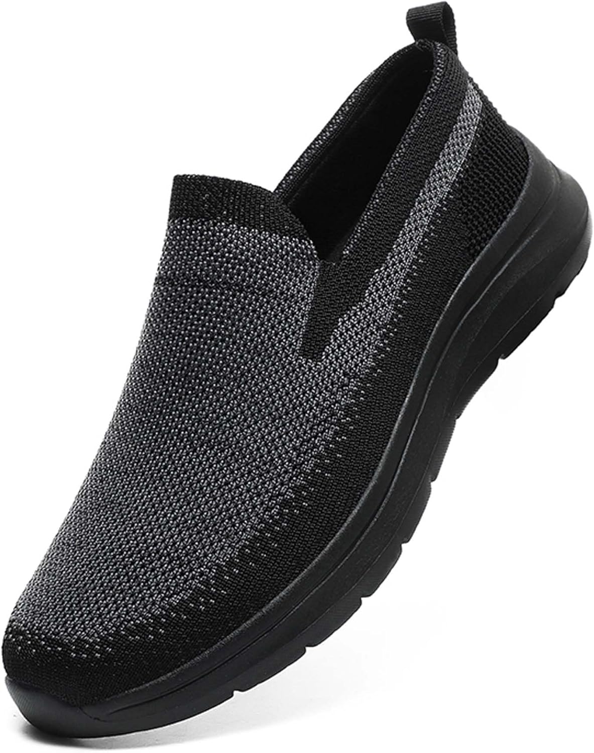 

Мужские премиум кроссовки для прогулок с сеткой, кроссовки с толстой подошвой, модные легкие кроссовки из сетки, повседневные кроссовки, легкие, дышащие, удобные, мягкие, противоскользящие, прочные Vtiao, черный