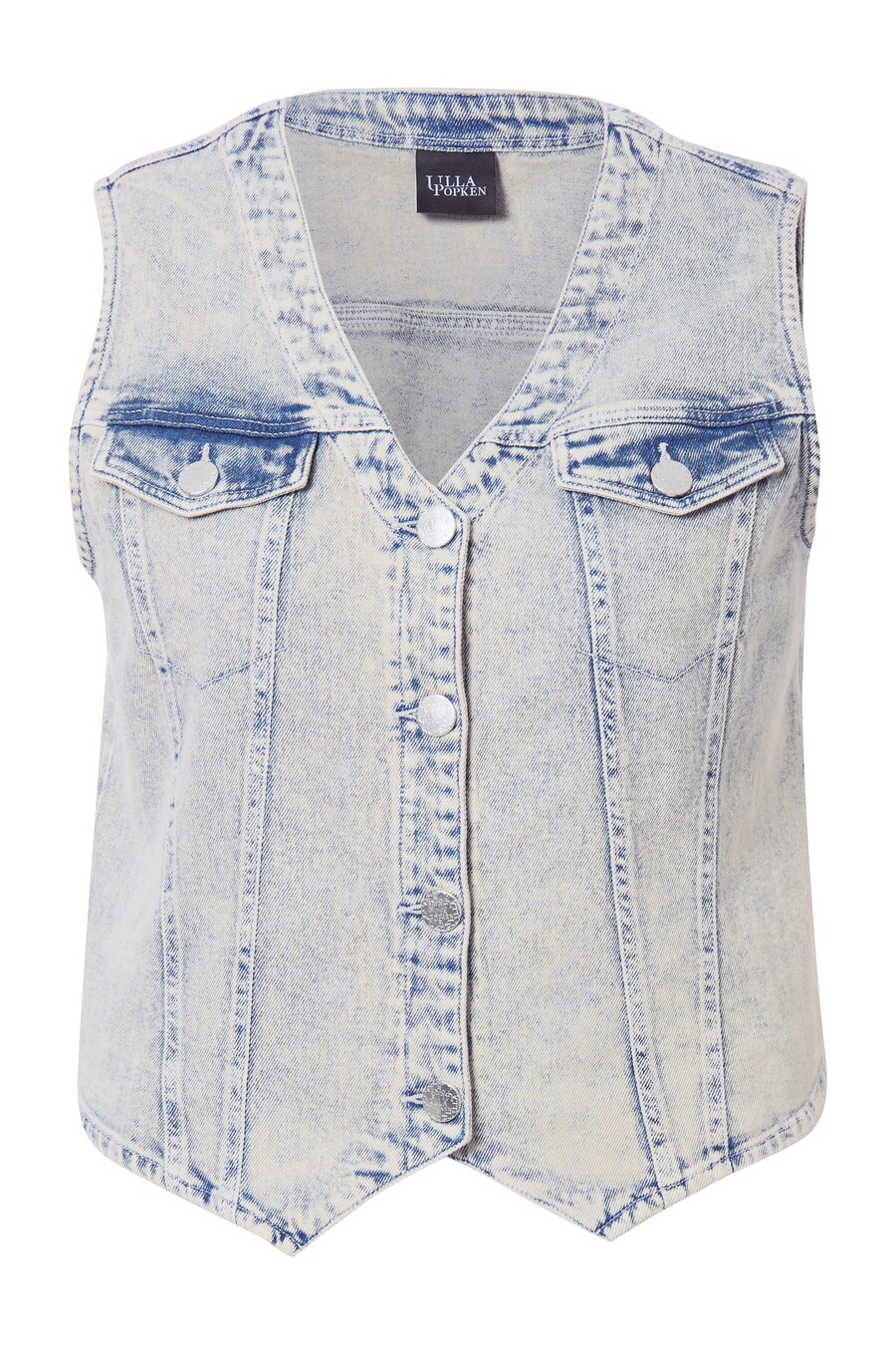 

Жилет Ulla Popken, Blue denim/mottled blue