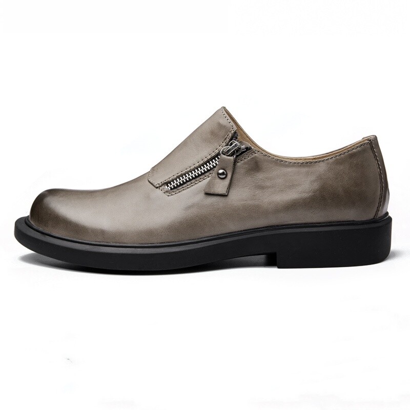 Туфли мужские Men"s Casual Men Low-Top Brounvanm, серебряный — фото 4