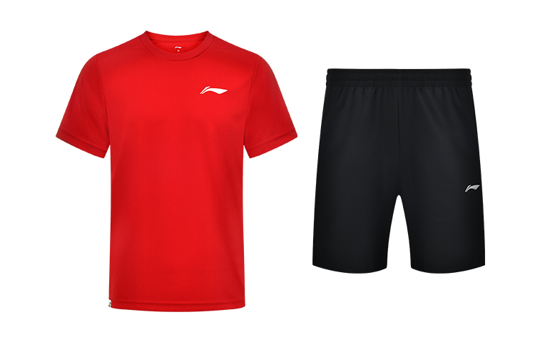 

Li Ning Casual Sportswear Мужская водолазка Moderate Li-Ning, set (красный+черный)