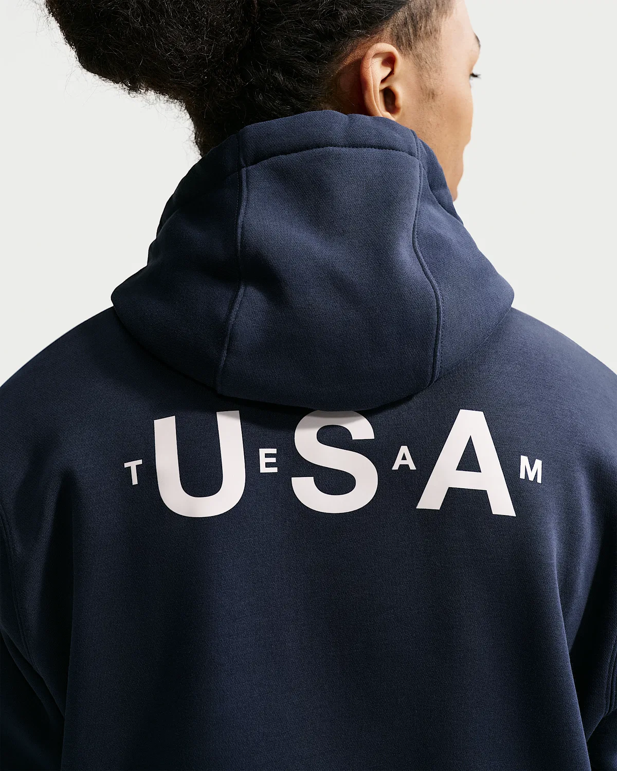 Мужская худи Nike United States Olympic Team Club Fleece, Obsidian — фото 2