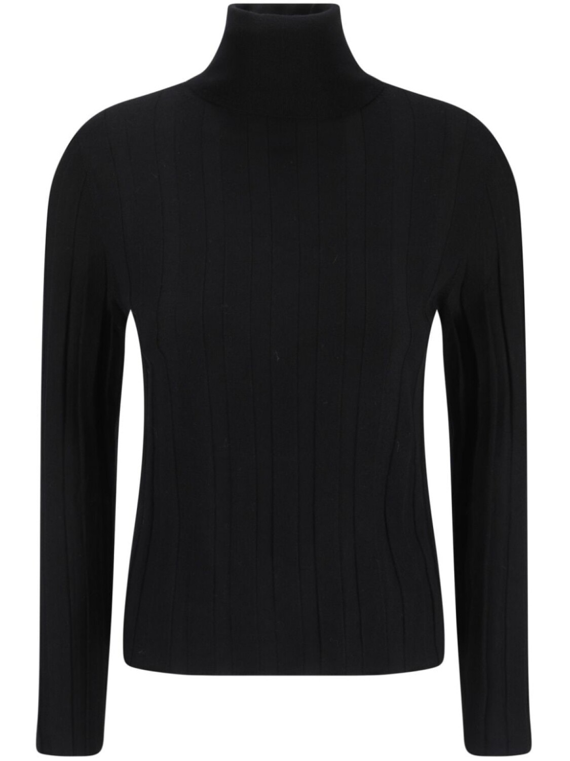 

Allude джемпер с ребристой вязкой, черный