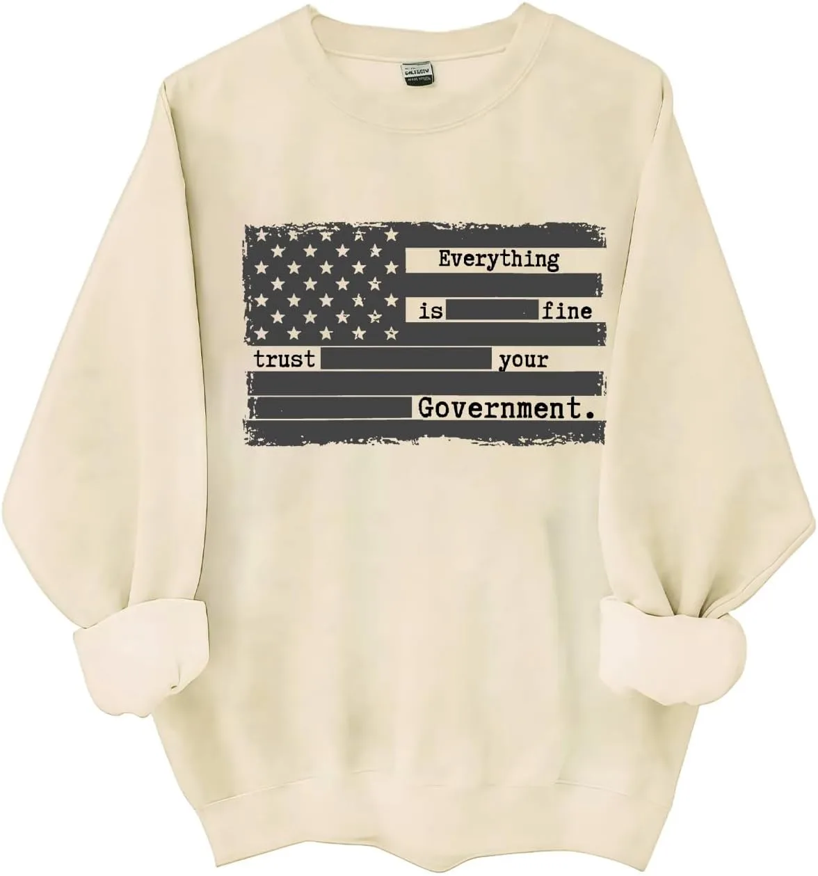 

Толстовка Everything Is Fine Trust Your Government ClothKey