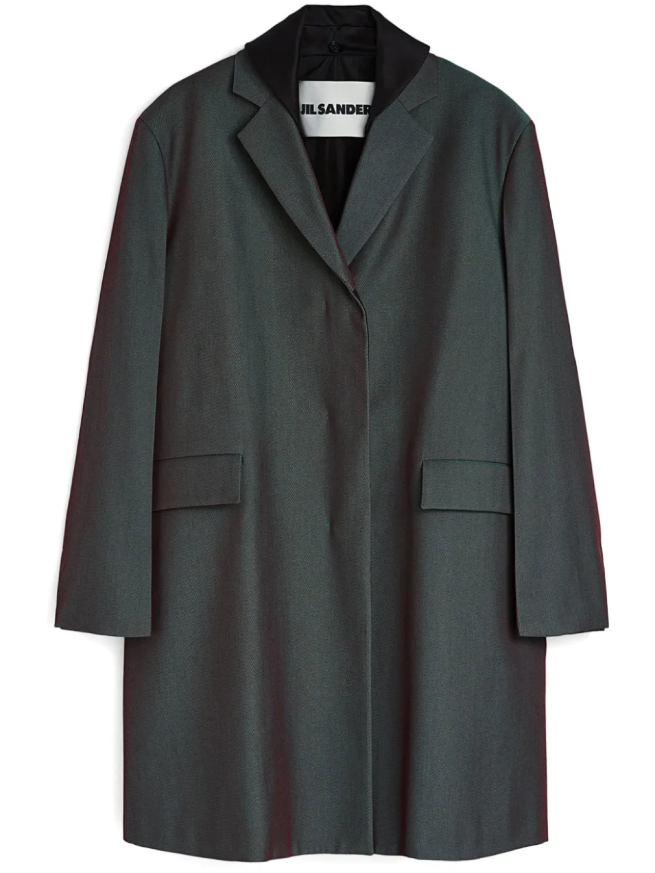 

Пальто строгого кроя Jil Sander, серый