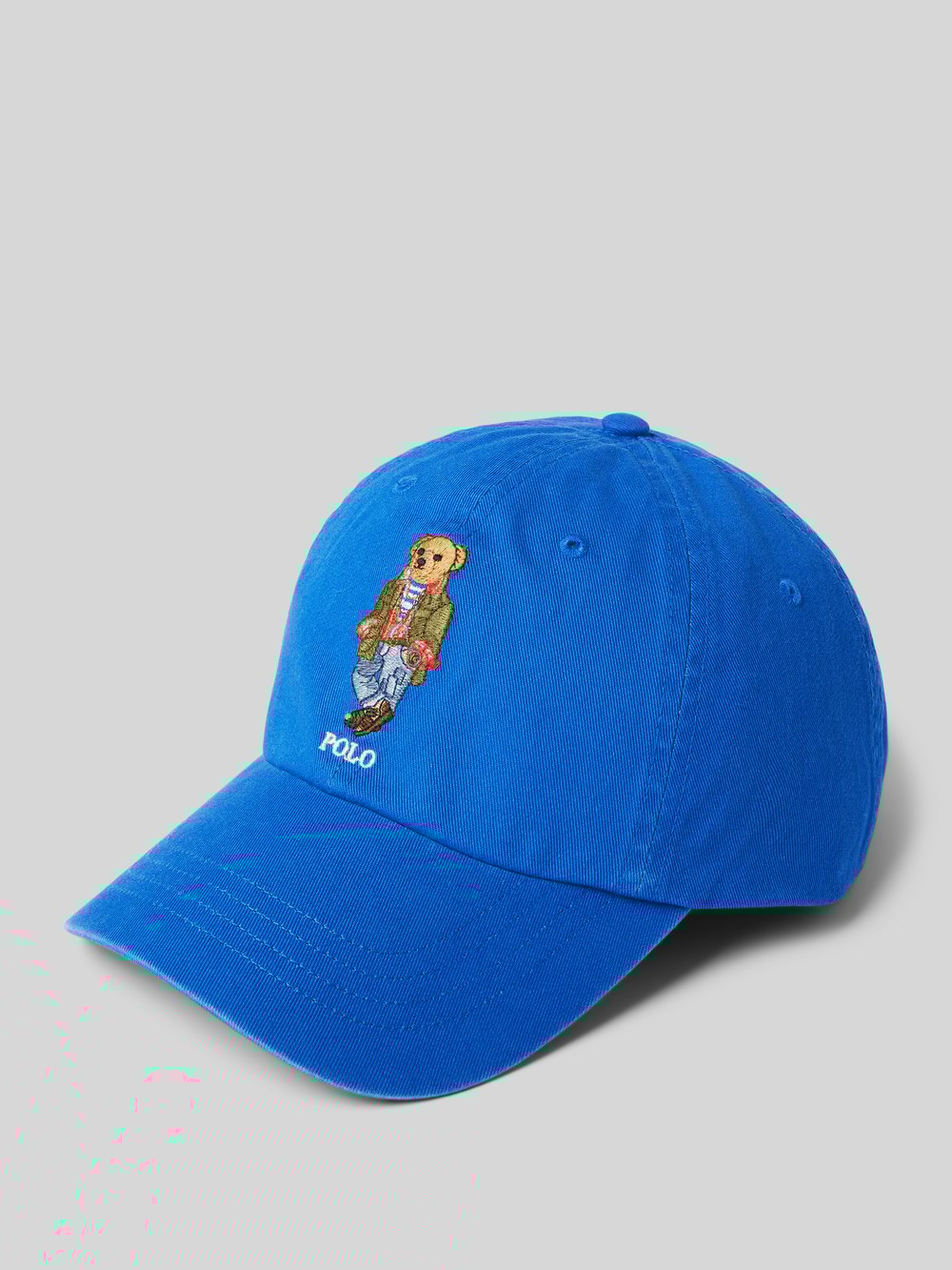 

Бейсболка с рисунком и вышитой этикеткой Polo Ralph Lauren