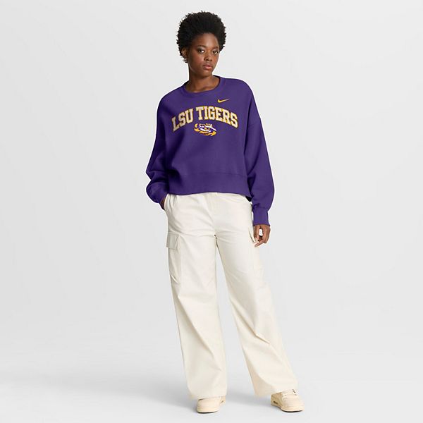 Женский фиолетовый свитшот LSU Tigers Oversized Phoenix Arch Nike — фото 4