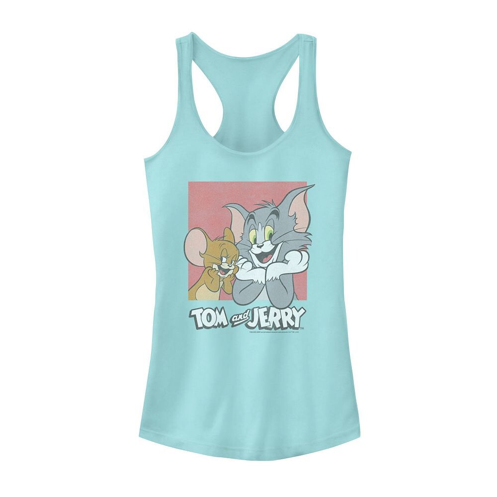 

Майка с рисунком Tom & Jerry для юниоров Licensed Character, цвет Cancun