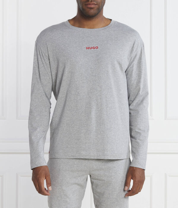 

Футболка с длинными рукавами, связанная с ls-shirt Hugo Bodywear, серый
