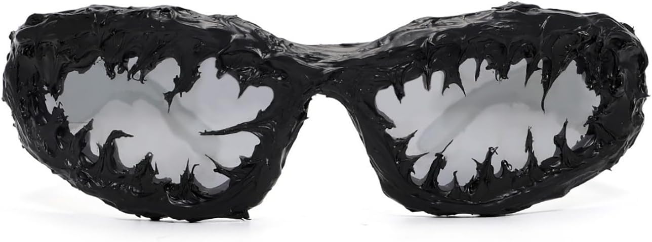 

Мужские солнцезащитные очки Laureles в стиле панк, хип-хоп, ретро, ​​забавные, для вечеринок, с зеркальными линзами; женские солнцезащитные очки в стиле Y2K, преувеличенные, модель L17, C4