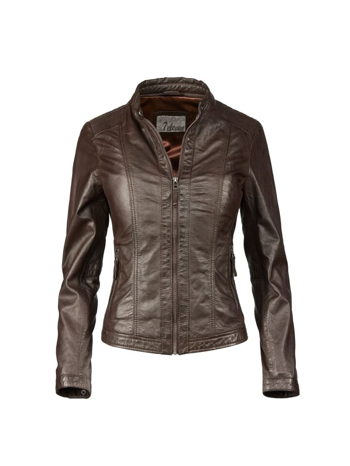 

Кожаная куртка 7eleven SEUrsula2, темно-коричневый