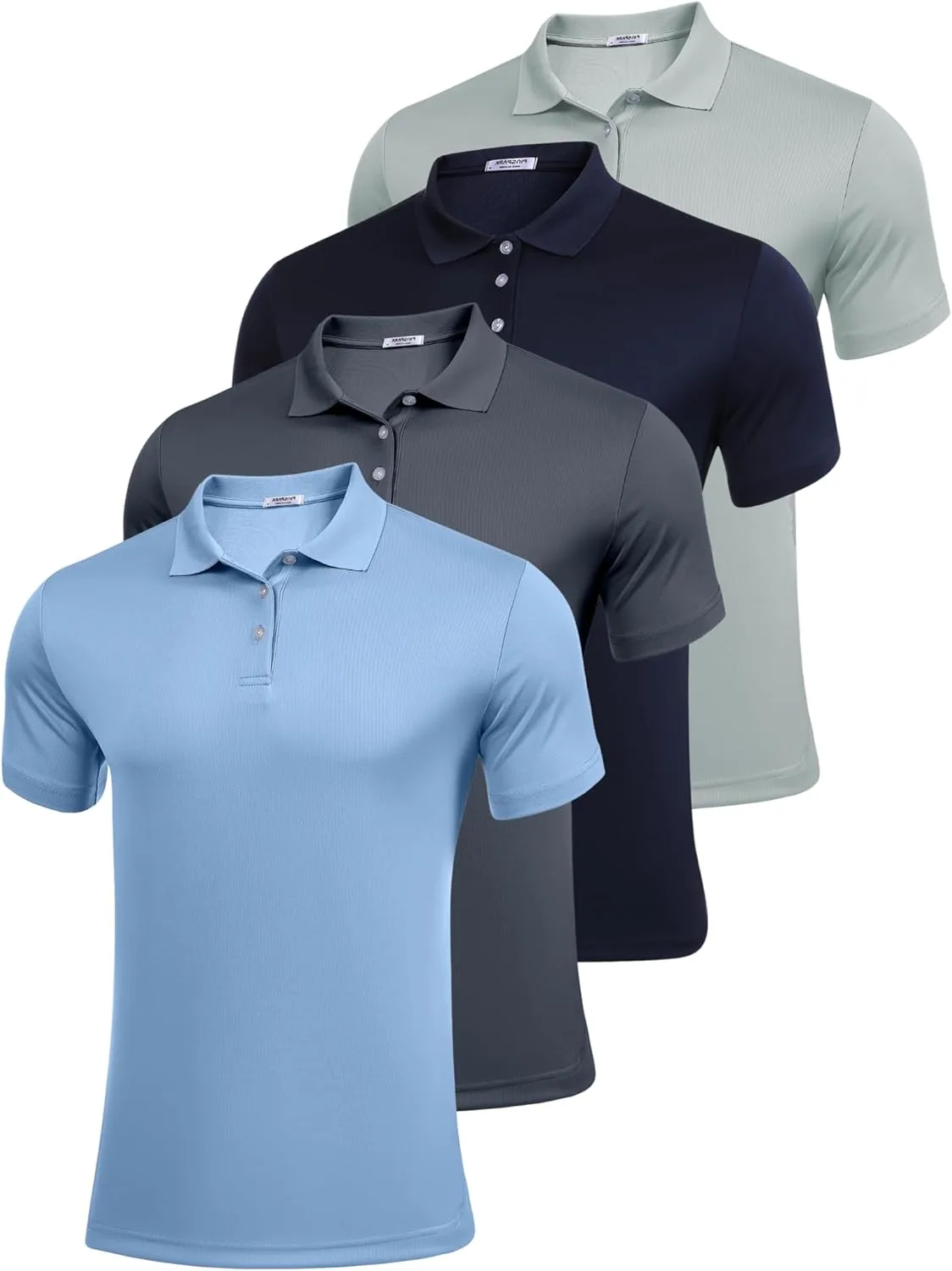 

PINSPARK мужская поло для гольфа Quick Dry с коротким рукавом Slim Fit