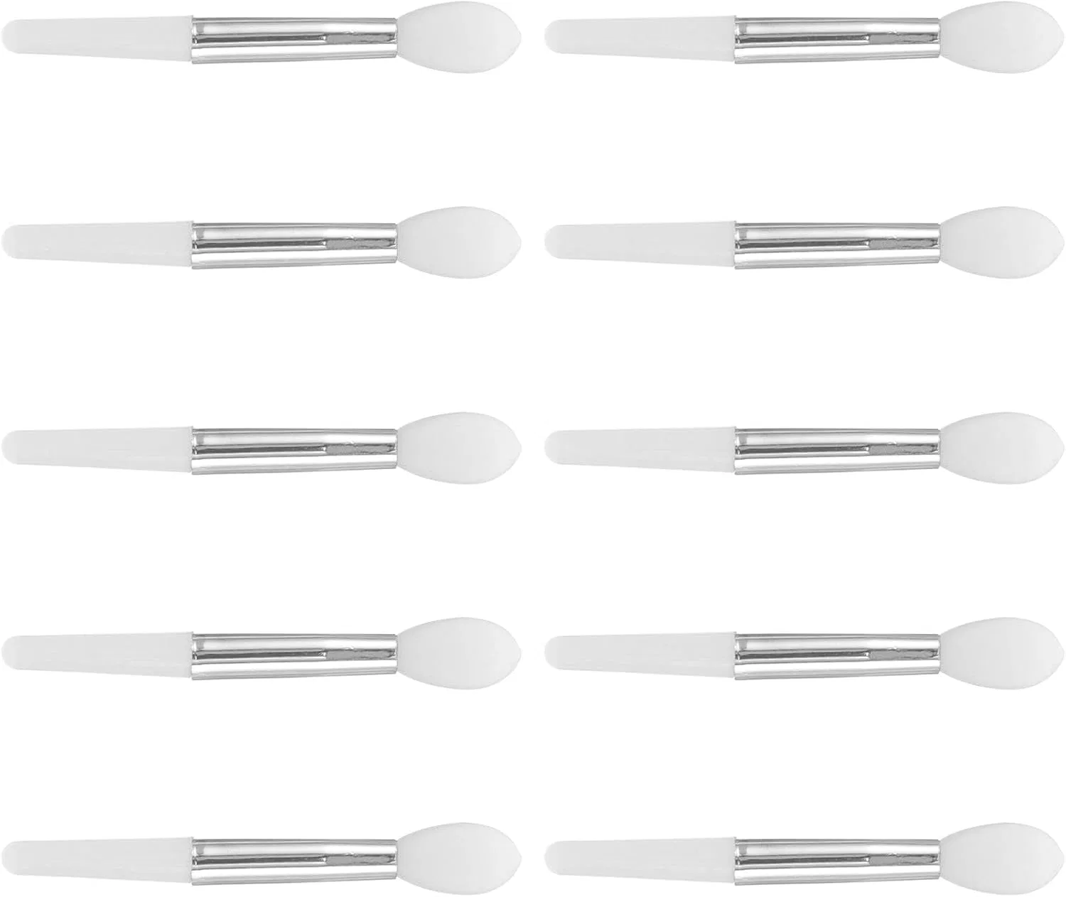 Набор силиконовых кистей для губ 10 шт KESYOO с прозрачным футляром