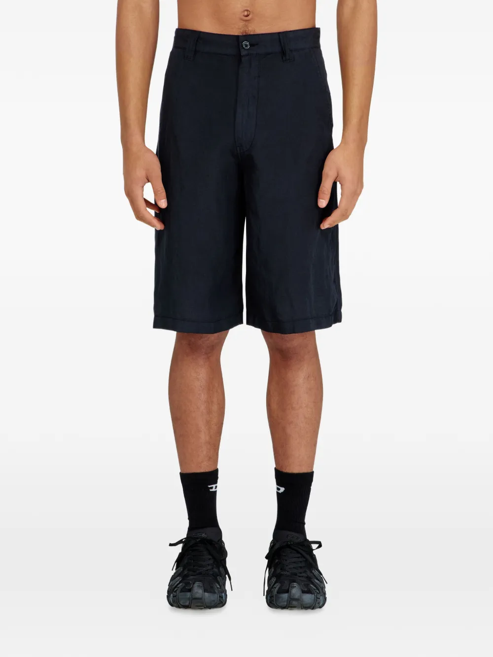 Шорты-чинос P-Hant-Chino-Short-Pgbs Diesel, черный — фото 3