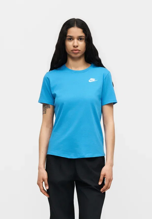 Футболка базовая Club tee Nike Sportswear, синий/белый — фото 3