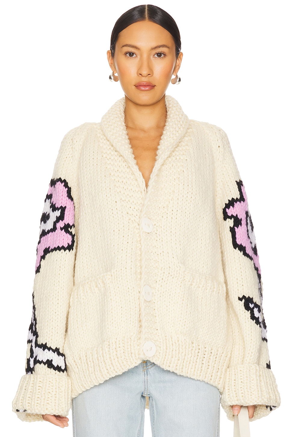 

Куртка "Цветок" Gogo Sweaters, vanilla